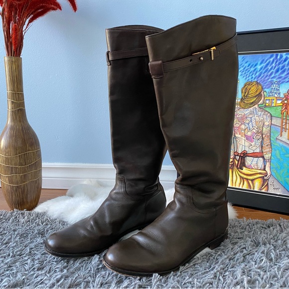 Coach Shoes - Coach Leather Knee-High Boots